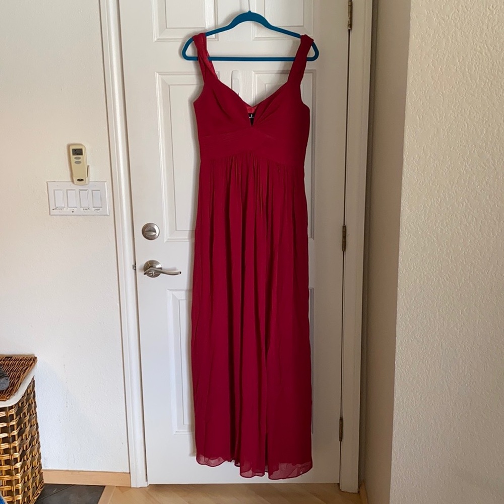 Lulu’s Deep red long gown - worn once